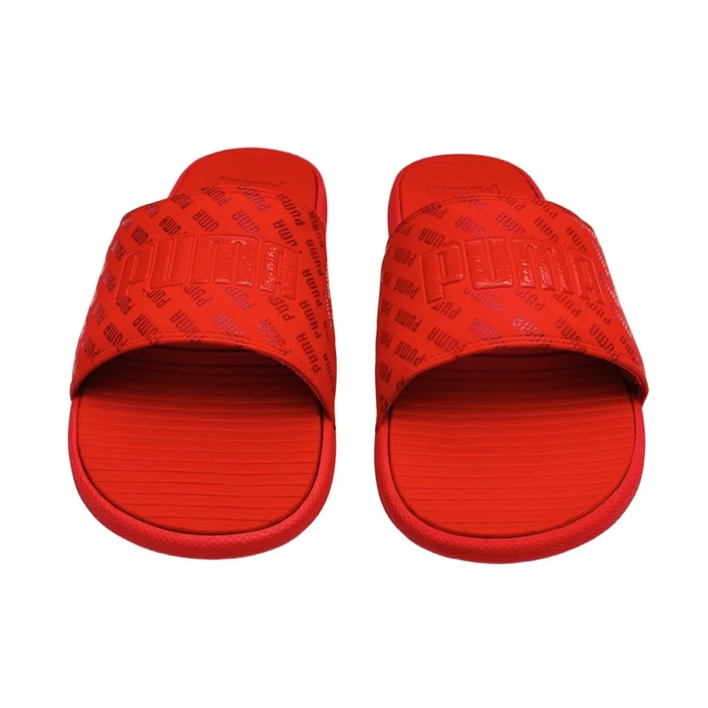 PUMA Cool Cat Bold 2 Slides – High Risk Red – Men’s 7/Unisex Size 8.5